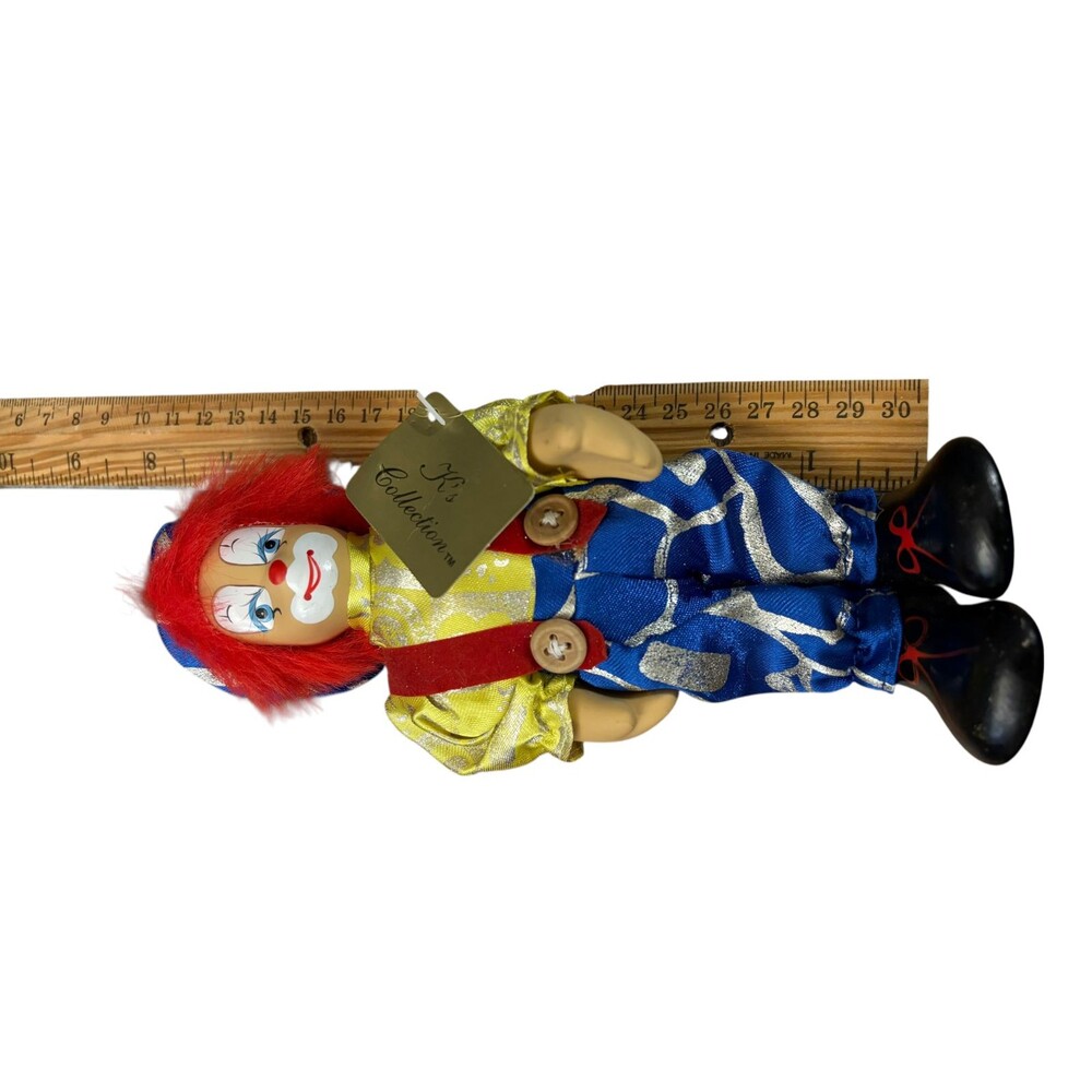 Lot of 3 Vintage K’s Collection Clown Dolls – Colorful Outfits – Circus Collecti - Picture 7 of 8